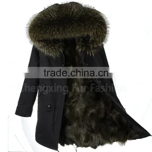 CX-G-P-12 Hot Selling Parka Coat Genuine Fox FUR Coat Women thumbnail-4