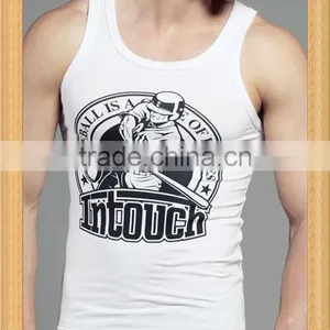 Good Quality Men Tank Top Printed Cheap Wholesale thumbnail-3
