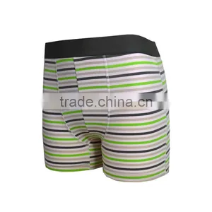 New Design Man's Cotton Underwear Boxer Suits With Brief Stripes thumbnail-2