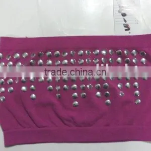 Seamless Diamonds Ironning Lady Strapless Short Camisole thumbnail-1