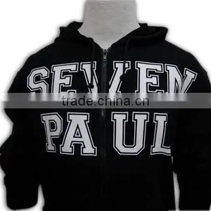 Great Workmanship Screen Print Classic Men Leisure Zipper Sweatshirt thumbnail-4