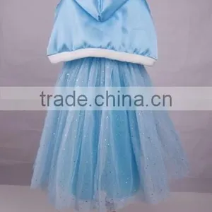 Children Party Cinderella Princess Dress With Cloak thumbnail-2