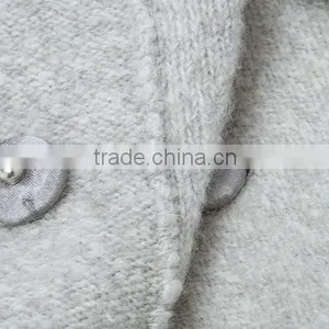2018 Latest Fashion Lapel Collar Button Down Woolen Cardigan for Woman thumbnail-5