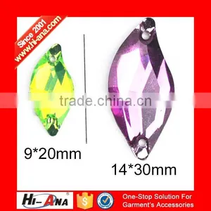 Hi-ana Rhinestone3 Welcome All the Orders Multi Color Sew on Rhinestones thumbnail-1