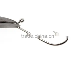 The Best Quality Fishing Tools Lot 100PCS Jig Hook Jig Big Stainless Steel Fishing Hooks White Color Fish Hook Size 2 thumbnail-6