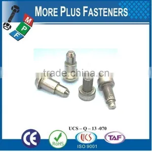 Made in Taiwan Brass Stainless Steel Solid Black Phosphate Shoulder Rivet thumbnail-4