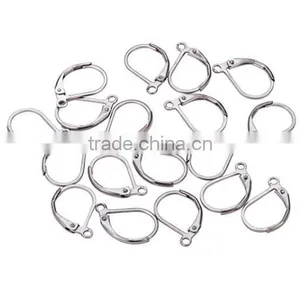 Stainless Steel Lever Back Ear Wire Hoop Earrings France Earring Hoop DIY Jewelry Hook Findings Accessory thumbnail-2