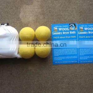 4 Set Eco Friendly Woolen Dryer Felt Color Ball/Manufactured Felt Dryer Ball thumbnail-1
