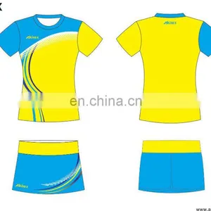 Team Professional Custom Badminton Jersey for Lady thumbnail-3