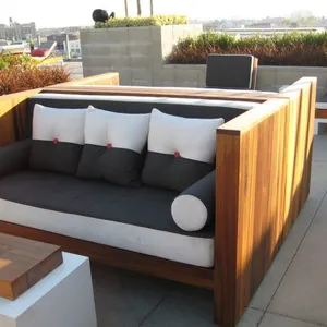 Environmental Protection Waterproof Outdoor Patio Furniture Teak Wood Environmental Protection thumbnail-1
