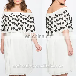 China High Quality Clothing Factory Plus Size Women Clothing Dinner Party Dress for Fat Women thumbnail-1