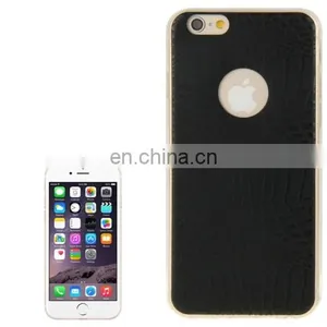 Snake Skin Texture TPU Protective Case for IPhone 6 Plus(Black) thumbnail-1