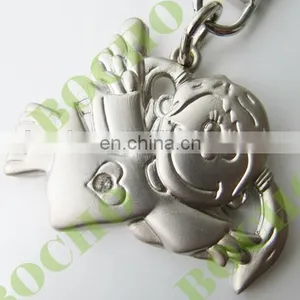 3D Metal Angel Keychain With Shopping Coin thumbnail-2