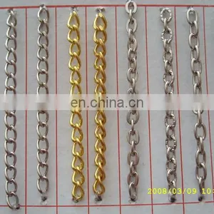 China Chain Supplier Custom Shiny Design Gold Metal Chain for Football Shoes thumbnail-6