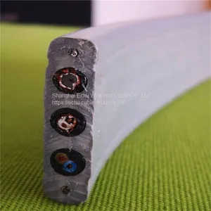 Flat Traveling Cable With Network Cable and CCTV Camera Cable thumbnail-2