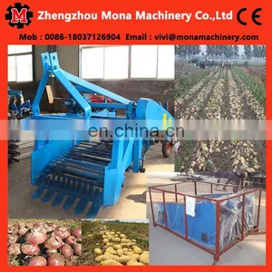 Small Tractor Mounted Onion Cassava Sweet Potato Murphy Carrot Turmeric Harvester thumbnail-3