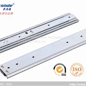 High Quality 3 Fold Full Extension Ball Bearing Drawer Slide/Telescopic Channel thumbnail-2