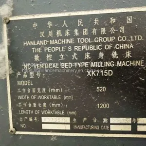 Hanland XK715D CNC Milling Machine thumbnail-5