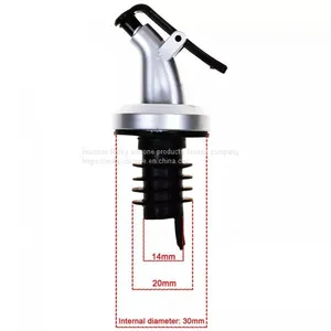 Olive Oil Sprayer Liquor Dispenser Wine Pourers Flip Top Stopper Kitchen Tools Eco-friendly Silicone Plastic Tools Outil de Cuis thumbnail-4