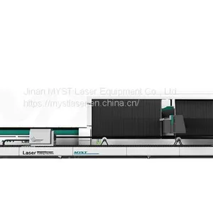 Fiber Laser Cutting Machine With Rotary Exchange Table and Cover MTF3015GR Custom Laser Cutting Machine Manufacturer thumbnail-3