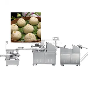 Industrial Hamburger Chinese Baozi Pork Bun Bread Grain Product Making Machine thumbnail-1