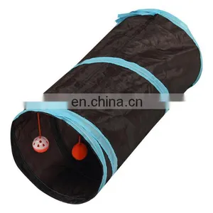 Cat Tunnel Tube Foldable Tunnel Bored Cat Pet Toys Peek Hole Toy Ball Portable Cat Toy Tunnel Cat Supplies thumbnail-4