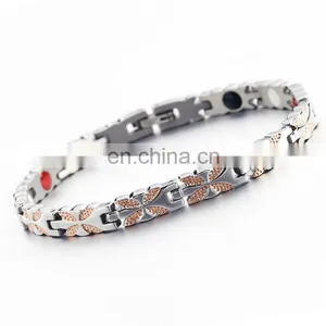 316L Stainless Steel Adjustable Blood Pressure Control Bracelet Magnetic thumbnail-1