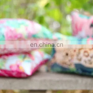 Watercolor Fruit Pineapple Decorative Pillow Cases Spun-Spun Square Cushion Covers for Home Sofa Couch thumbnail-1