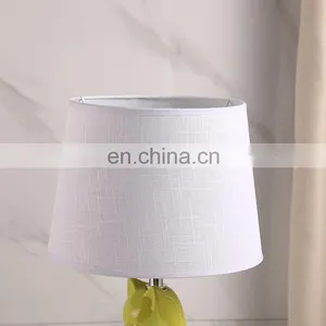 European Modern Animal Yellow Cute Cat Shape Ceramic Bedroom Desk Lights for Home Hotel thumbnail-2
