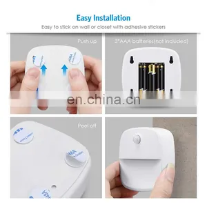 Motion Sensor Light, Cordless Battery Powered LED Night Light, Stair Magnet Wall Light thumbnail-5