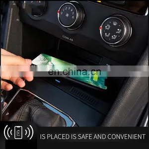 New Product Wireless Car Charger Mount For Tiguan L/Tuyue (2017-2020) 72W Fast-Charging Car Charger Wireless thumbnail-3