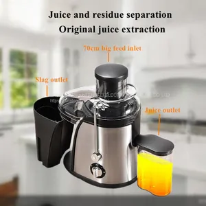 Automatic 500W Stainless Steel Juicer Machine Multifunctional Centrifugal Juicer Extractor thumbnail-2