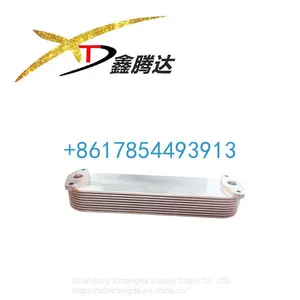 OEM 6261-61-2110 6218-61-2110 Engine Parts Oil Cooler Fit for PC650-8 Excavator 6D140 Engine thumbnail-1