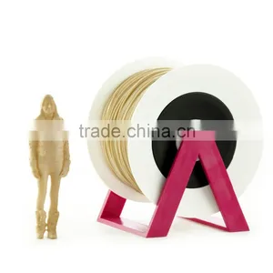 Pla 3d Printer Material Beige Filament With the New Spool Convertible Into a Coat Hanger. Spool Holder Included. thumbnail-1