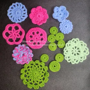 Handcraft Garment Accessories Handmade Cotton Appliques thumbnail-3