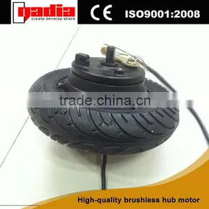 8 Inch 24V350w Gearless Motor Brushless Gearless Electric Scooter Hub Motor Brushless Motor thumbnail-3