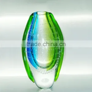 Color Murano Hand Blown Glass Vase Murano Glass Vase thumbnail-1