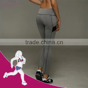 Polyester Spandex Fabric Gym Pants thumbnail-3