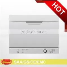 SMAD White Made in China Wholesale Countertop Home Use Automatic Dish Washer With CE Rohs Cert thumbnail-1