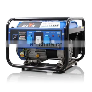BS3500 BISON China Taizhou Home Use Standby 2800W Cooper Wire Recoil Start Electric Start Gasoline Generator thumbnail-2