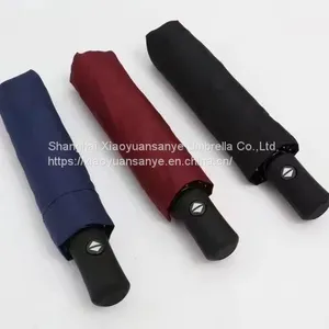 Three Fold Automatic Sunscreen Umbrella With Black Glue thumbnail-3