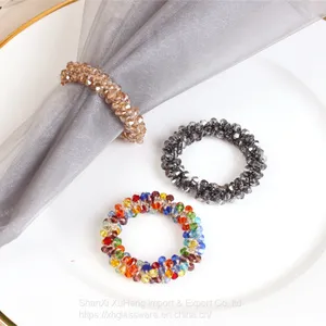 Cheap Wholesale Round Simple Napkin Cloth Holder For Home Decoration thumbnail-1
