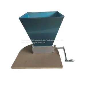 666 Semicircular Wooden Base, Manual Stainless Steel Double-roller Grain Malt Grinder, Specially for Home Brewing thumbnail-3