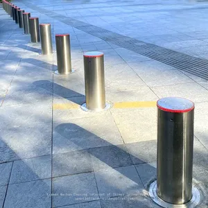 UPARK Reliable Factory Anti-theft Automatic Bollards Against Violent Vehicle Impacts 219*600mm Customized Electric Bollard thumbnail-4