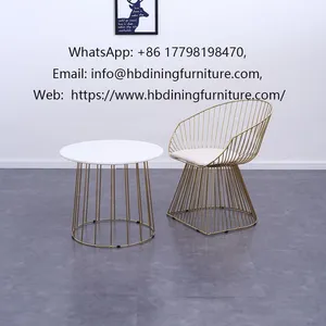 Iron Legs MDF Round Tables thumbnail-1
