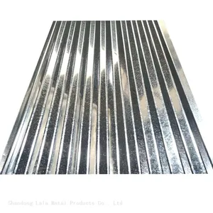 Hot Dipped Galvanized Wave Steel Sheet Corrugated Roofing Sheet Soundproof Roofing Sheet thumbnail-1