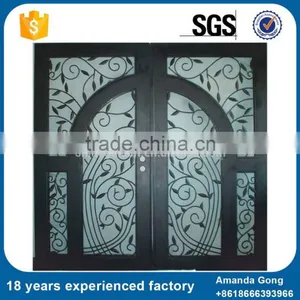 Stable Quality Old Entry Wrought Iron Single Security Door thumbnail-4