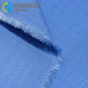 Stretchy Plaid 47%Nylon+48%Cotton+5%Sp 220gsm Woven Canvas Fabric for Workwear thumbnail-4