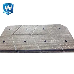 Wear Steel Plate Liner Coal Chute Bunker ASTM Wear-Resistant Steel Custom Including Cutting Welding Bending Punching thumbnail-5