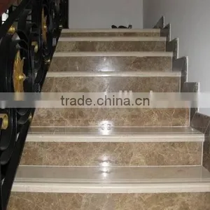 Natural Turkey Grey Marble Domestic Decoration Stairs thumbnail-2